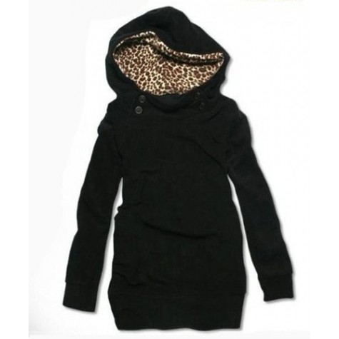 leopard hoodie women's
