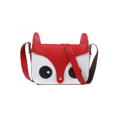 Sweet Style Women's Crossbody Bag With Cute Little Fox Pattern Design