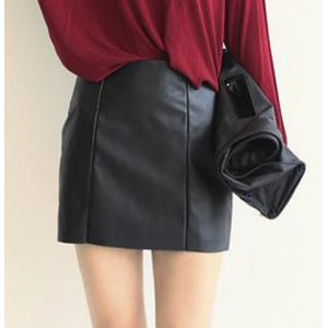 Stylish Women's Black Bodycon Skirt 
