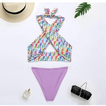 Halter Wrap Bikini Set Brazilian String Biquini 2 Piece Bathers Swimming Suit for Women Padded Swimwear Sexy Micro Beachwear