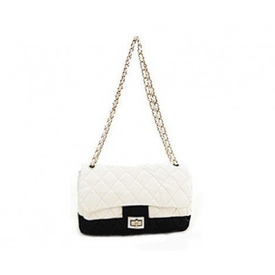 Delicate Agraffe and Zipper Design One-Shoulder Bag For Female ...