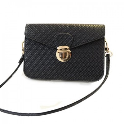 Trendy Women s Crossbody Bag With Solid Color and Push-Lock Design ...