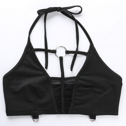 Women Sexy Black Tanks Top Short Camisole Crop Top Club Vest