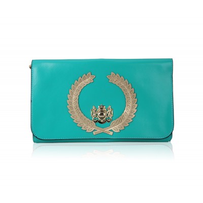 Fashion Women's Clutch With Candy Color and Twist-Lock Design