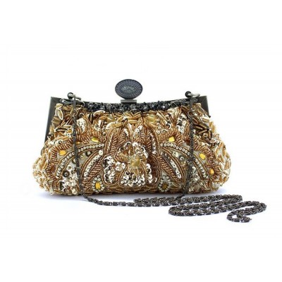 Party Women s Evening Bag With Vintage Beaded and Sequin Design (Party ...