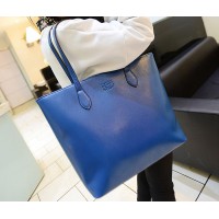 Pretty Women's Shoulder Bag With Solid Color and PU Leather Design